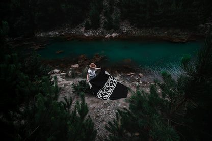 Destino Blanket - Natural / Black