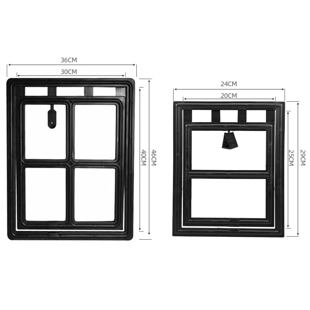 Dog Door Pet Cat Door For Screen LockablePet Entry