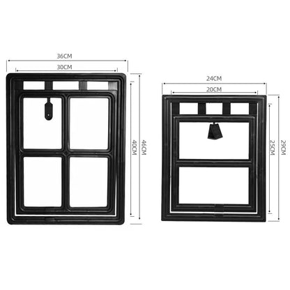 Dog Door Pet Cat Door For Screen LockablePet Entry