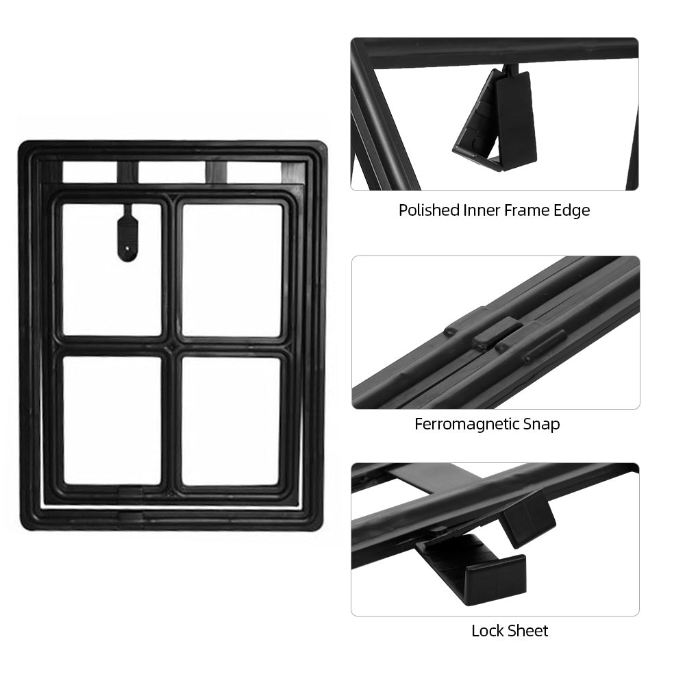 Dog Door Pet Cat Door For Screen LockablePet Entry
