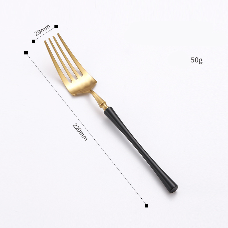 304 Stainless Steel Steak Cutlery Set - Knife, Fork, Spoon & Coffee Sp