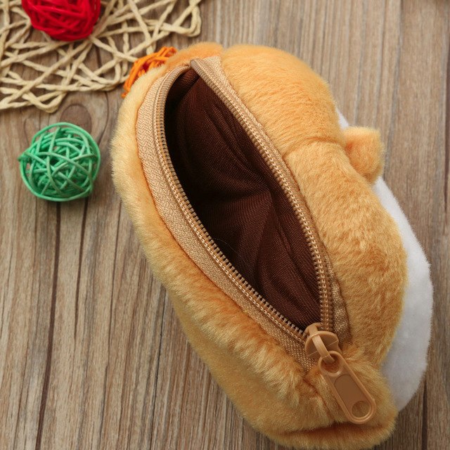 Fashion women coin purse Cute Cartoon Dog Butt