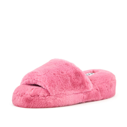 Women's Geneva Faux Fur Slipper Coral