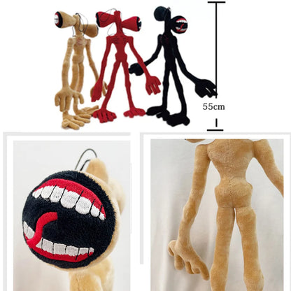 55CM Bendable Siren Head Plush Toys Office Decoration Standing Siren