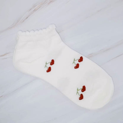 Heart My Cherries Socks Set Of 3