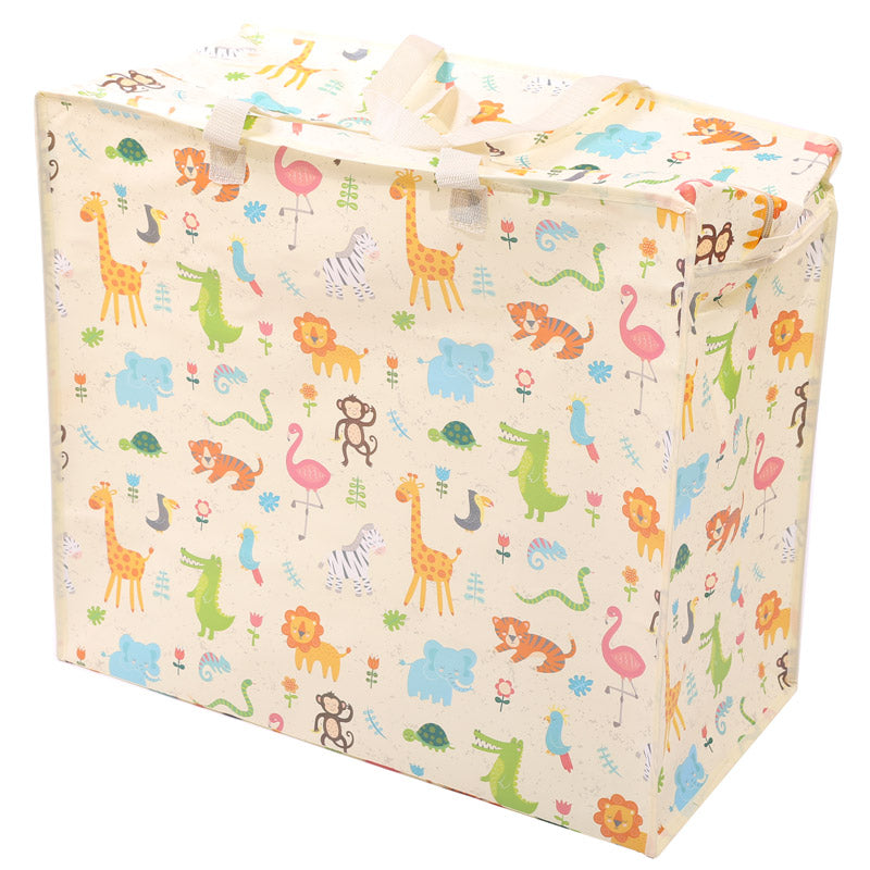 Fun Practical Laundry & Storage Bag - Zoo Design
