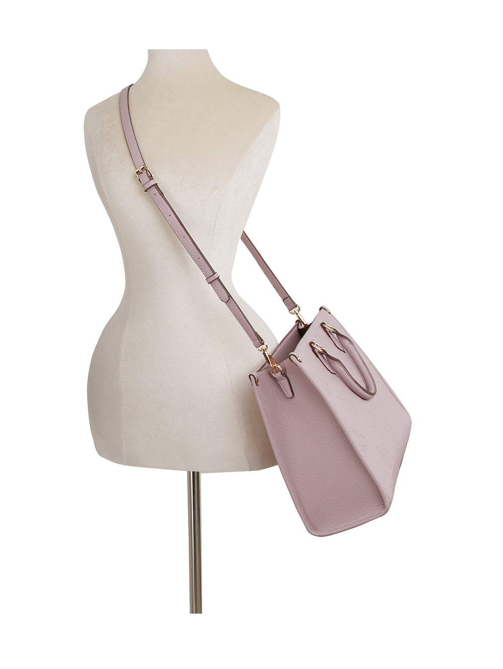 Monogram tote bag and purse set