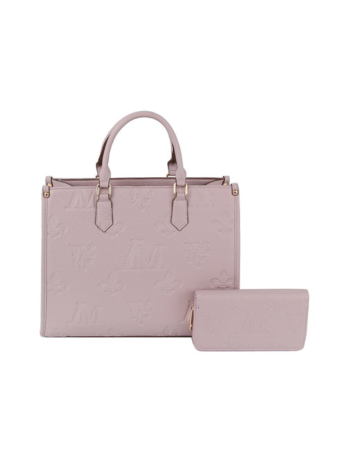 Monogram tote bag and purse set