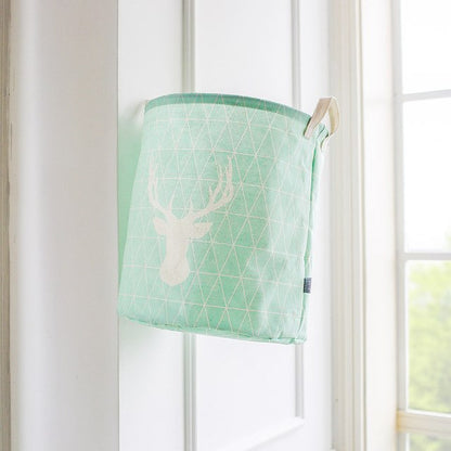 Mint Green Laundry Bag Storage Bag Bathroom