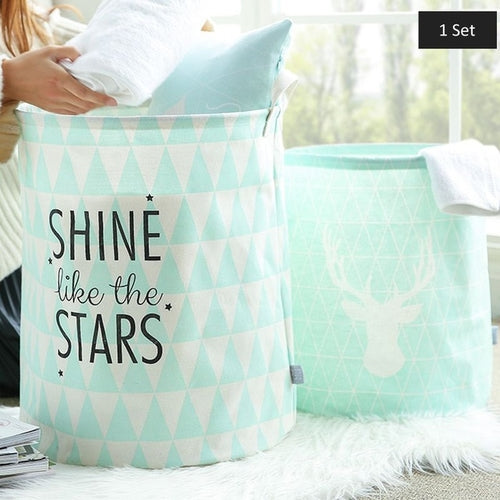 Mint Green Laundry Bag Storage Bag Bathroom