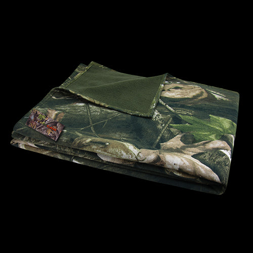 60 x 70 in. Hybricam Grey Bark Fleece Blanket