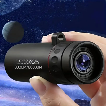 2000x25 HD Monocular Telescope Mini Portable Mobile Phone Telescope