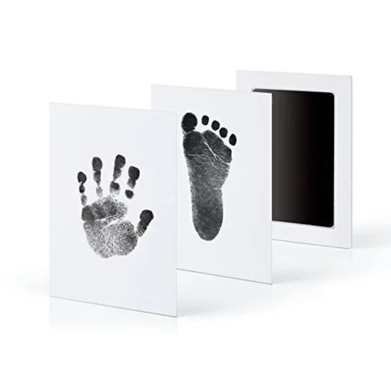 2/4pc Baby Handprint Footprints Ink Pads Safe Non-toxic No-Touch Skin
