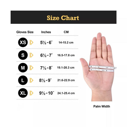 100/50/20PCS Black Nitrile Gloves Disposable Thick Powder Free