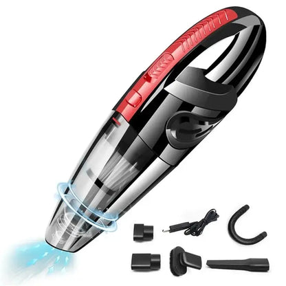 Portable Car Wireless Vacuum Cleaner Powerful Suction Rechargeable