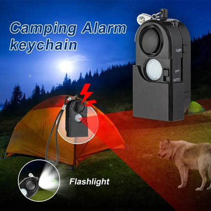KERUI Portable Mini Motion Detector Alarm 120DB Siren SOS LED Light