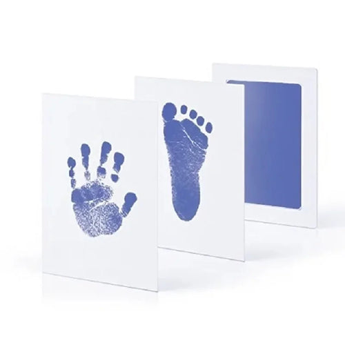 2/4pc Baby Handprint Footprints Ink Pads Safe Non-toxic No-Touch Skin