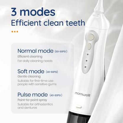 Oral Irrigator D52 Portable Dental Water Flosser USB Rechargeable