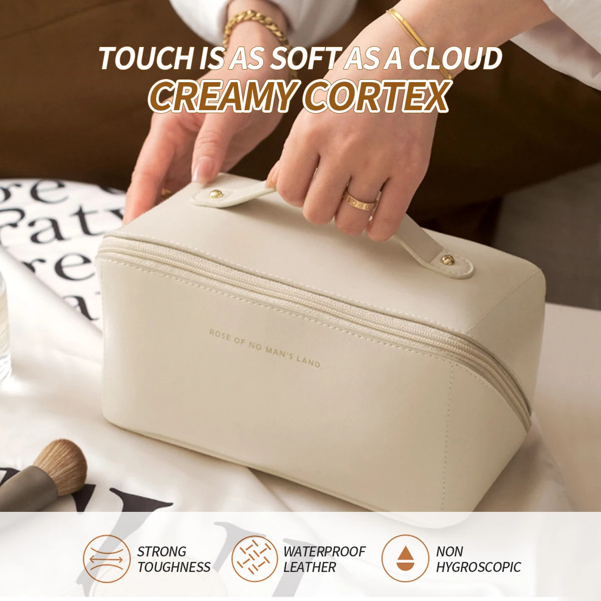 Makeup Organizer Female Toiletry Kit Bag Make Up Case Storage Pouch