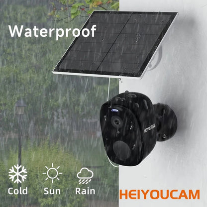 Security Cameras Wireless Outdoor, 2K Battery Powered WiFi Camera AI