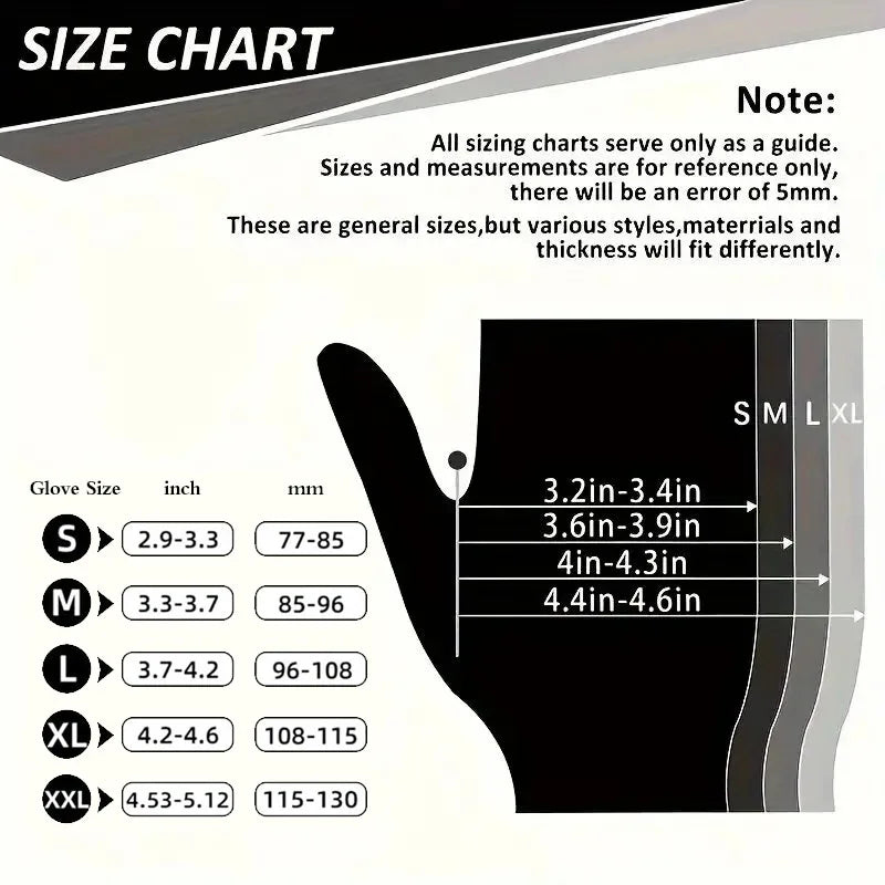 30/50/100PCS Black Nitrile Gloves Household Kitchen Bathroom Cleaning