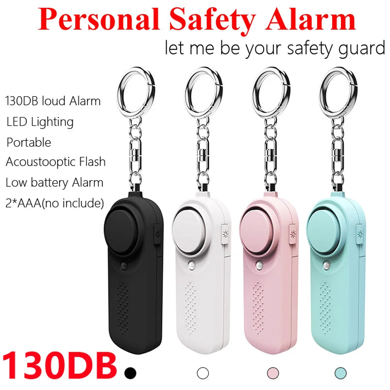 130db Protect Alert Personal Defense Siren Anti-attack Security for