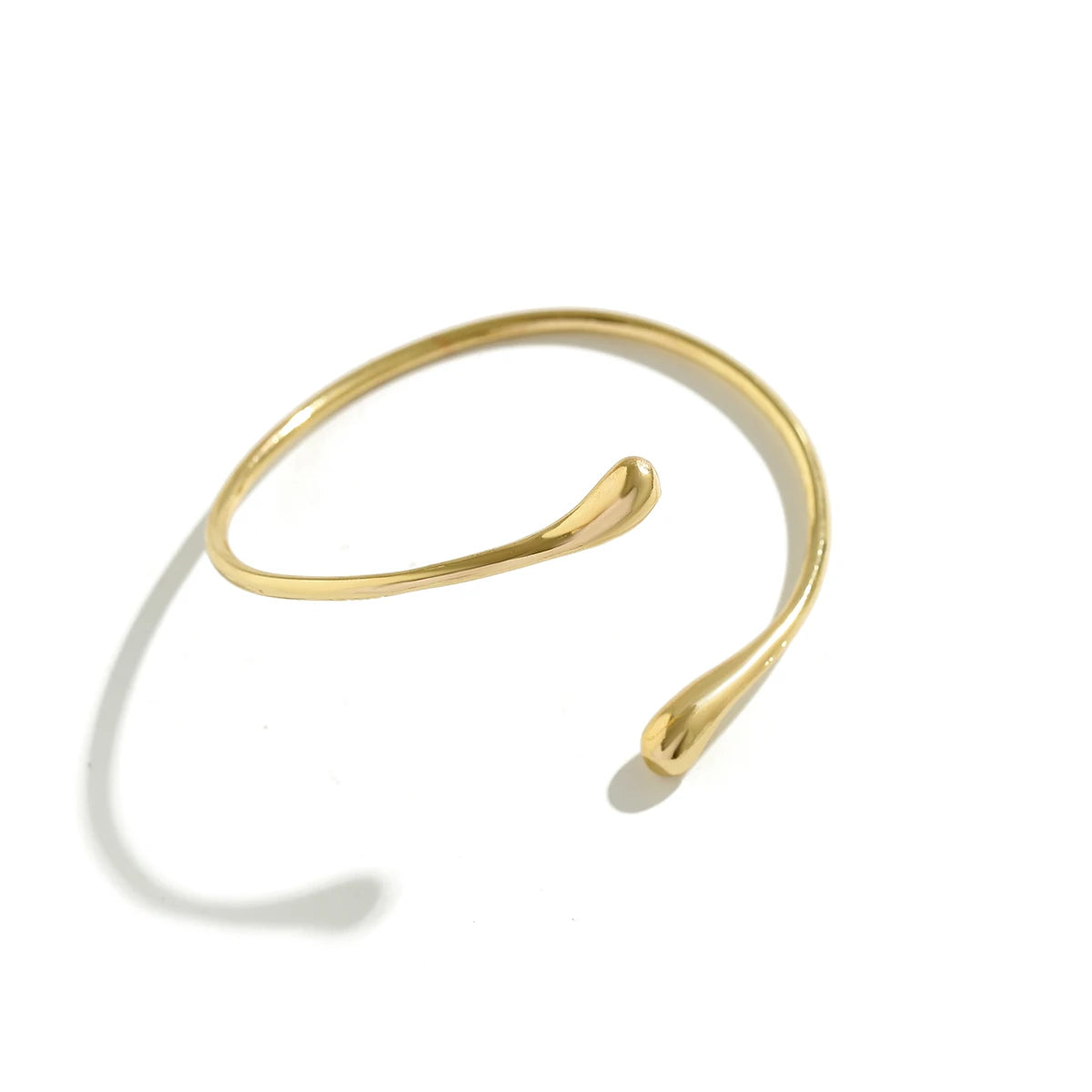 Ingemark Simple Vintage Water Drop Open Cuff Bangles for Women 2024