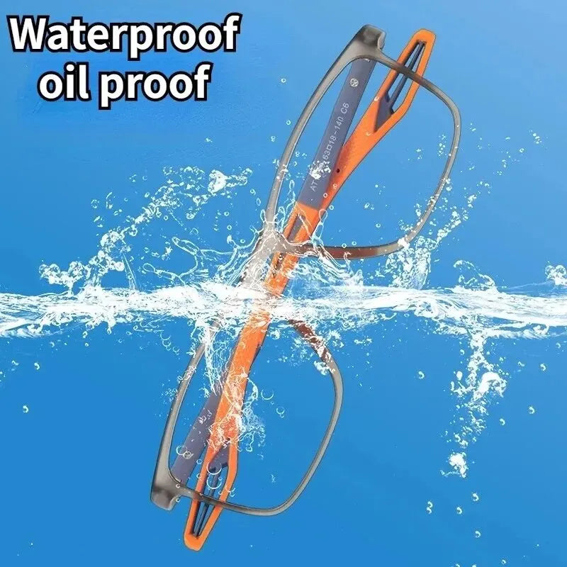 Fashion TR90 Reading Glasses for Men Spring Leg Sports Presbyopia