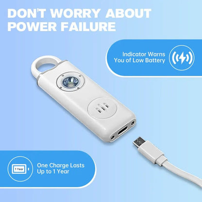 Personal Safety Siren Alarm for Women 130dB Siren Strobe & Key Chain 3