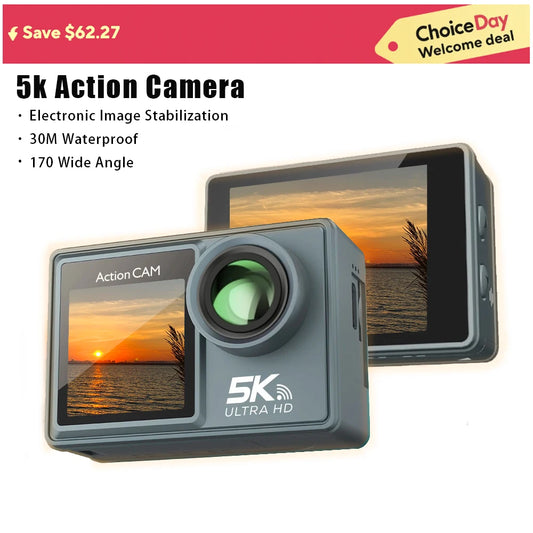 Action Camera 5K 4K bicycle camera Electronic Stabilizer Action cam