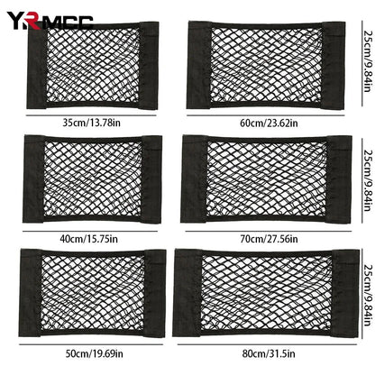 Car Back Rear Trunk Bag Organizer Mesh Net Auto Seat Back Storage Bag