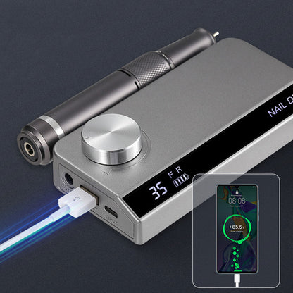 35000RPM Rechargeable Nail Drill Manicure Machine Nail Salon Equipment