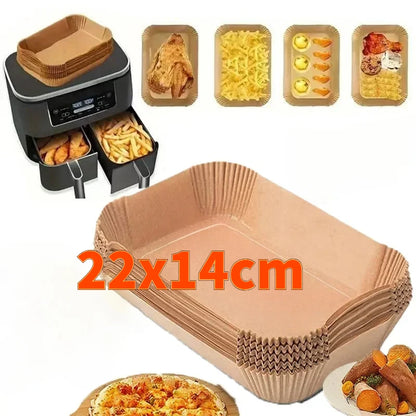 Disposable Air Fryer Paper Non-Stick Kitchen Baking Airfryer Mat