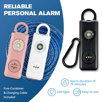 Personal Safety Siren Alarm for Women 130dB Siren Strobe & Key Chain 3