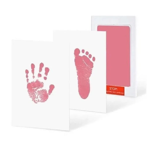 2/4pc Baby Handprint Footprints Ink Pads Safe Non-toxic No-Touch Skin