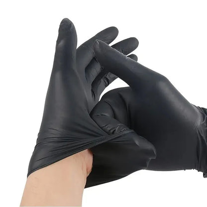 30/50/100PCS Black Nitrile Gloves Household Kitchen Bathroom Cleaning