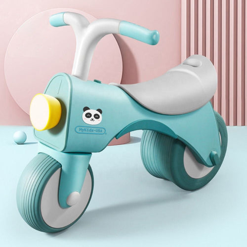 MyKids-USA 5-in-1 Musical Balance Bike – Wide Wheels, Lights &