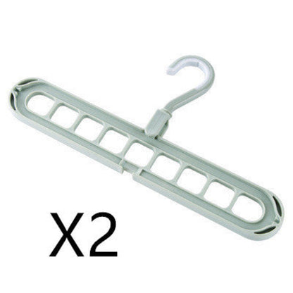 9-hole Clothes Hanger Organizer Space Saving Hanger Multi-function