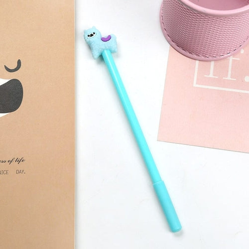 Adorable Alpaca Gel Ink Pen