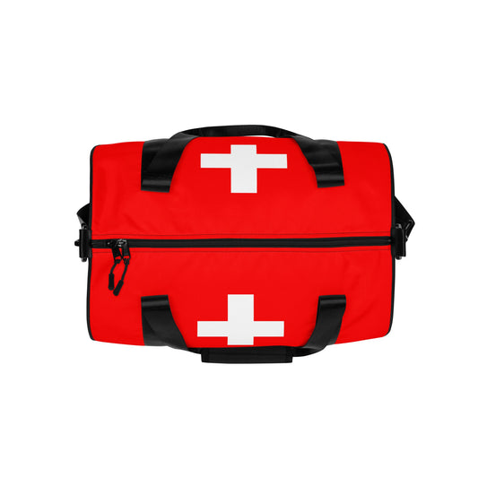 Sac de Sport Drapeau Suisse – Polyester – Moyenne Capacité