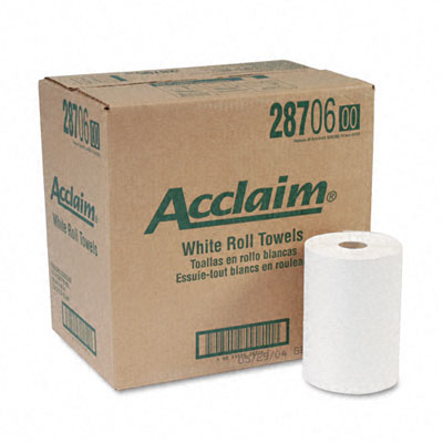 Georgia Pacific 28706 Acclaim Nonperforated Paper Towel Rolls  7-7/8 x