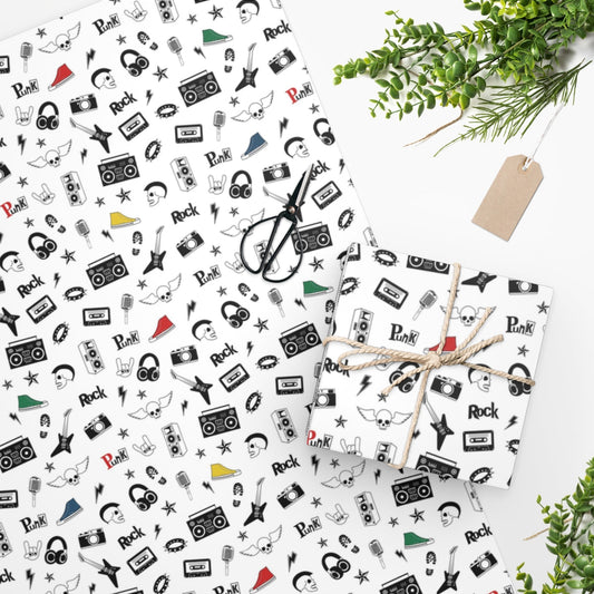 Rock On Punk Wrapping Paper