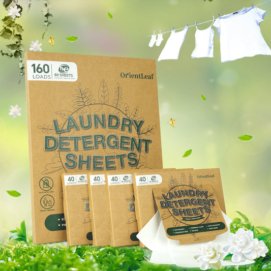 Laundry Detergent Sheets Unscented Plastic-Free Ultra Concentrated