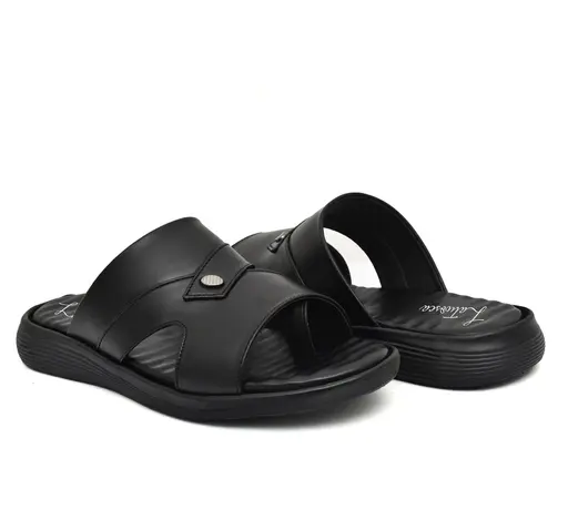 Classy Men Light Weight Slipper (COLOR-BLACK)(SIZE-IND9)