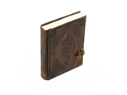 Dragon Figure Genuine Leather Notebook Diary Journal