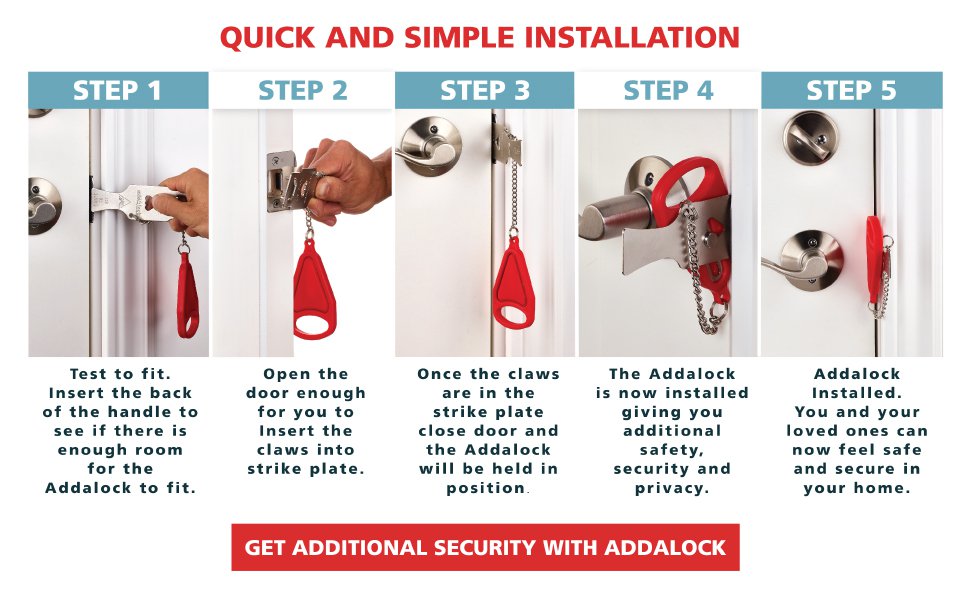 Addalock Portable Door Lock