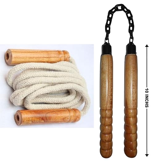 Metal Chain Martial Art & Equipment Skipping Rope (Pack of 2)
