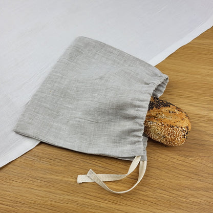 Linen bread bag | natural