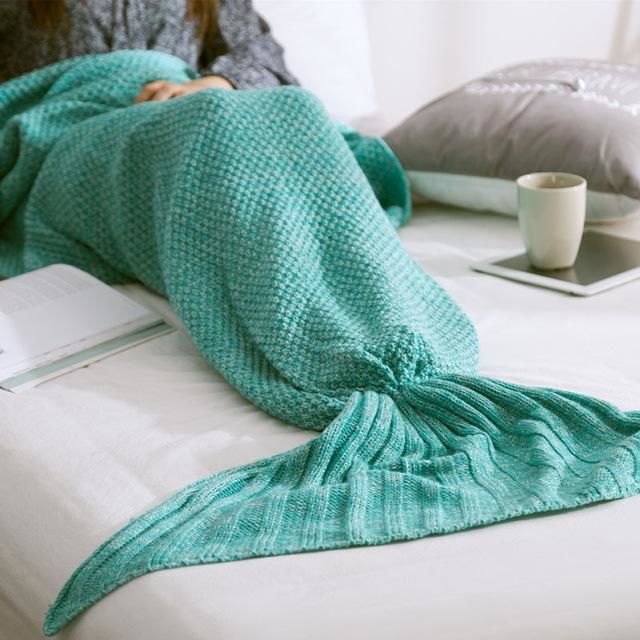 Handmade Mermaid Snuggle Blanket For Kids & Adults