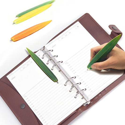 Leaf Bookmark Ball Pen